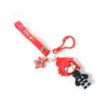 Cute Cartoon Girl Character Keychain with Strap and Decorative Charm (1 Pc) - Image 4