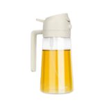 2-in-1 Multi-Purpose Glass Oil Dispenser Bottle (500 ml Approx) - Image 5
