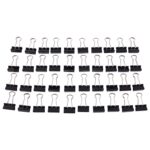 Heavy-Duty Black Binder Clips Set (19 mm, 40 Pc) - Image 5