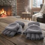 Winter Fingerless Gloves – Soft Warm Hand Gloves for Men & Women  (1 Pair) - Image 7
