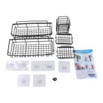 Metal Shower Basket / Canddy, for Bathroom Organiser (5 Pc Combo) - Image 10