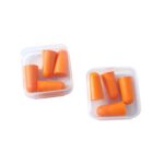 Soft Foam Noise Reduction Ear Plugs with Storage Case (4 Pair / 8 Pcs) - Image 5