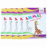 Kids Animal Theme Colouring Book Set ( 5 Pc /  Mix Color Books) - Image 5