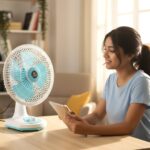 12V DC Table Fan with Adjustable Speed Control and High Speed Airflow - Image 8