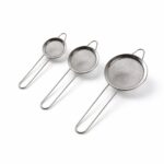 Stainless Steel Tea Strainer 3 Piece Set - Image 4