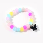 Premium Multicolor Pastel Bead Stretch Bracelet (1 Pc) - Image 5