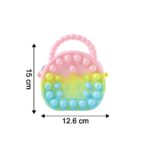 Rainbow Round Silicone Pop It Coin Purse (1 Pc) - Image 6