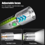 Pattern Flashlight USB Flashlight Rechargeable LED Torch Light (1 Pc) - Image 3
