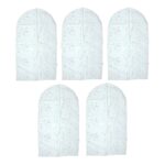 Pack of 5 Hanging Garment Cover Bags (60 × 100 cm) - Image 5