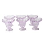 Crystal Plastic Ice-Cream Bowl Set – Serving Bowls (6 Pc) - Image 9