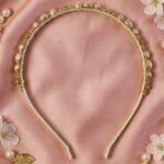 Premium Pearl & Crystal Embellished Hair Band (1 Pc) - Image 6