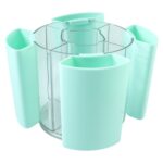 Multipurpose 5 Compartment Rotating Pen Holder (1 Pc) - Image 5