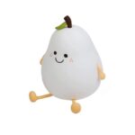 Cute Pear Shape Silicone Night Lamp With Multi Color Changing Mode (1 Pc) - Image 4