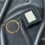 Classic Gold Finish Chain Link Bracelet for Men and Women (1 Pc) - Image 3