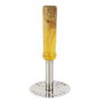 Stainless Steel Potato Masher, Pav Bhaji Masher with wooden handle - Image 9