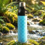 Plastic 1100 ML Approx Diamond Texture Sports Water Bottle (1 Pc) - Image 7