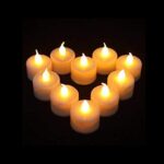 Festival Decorative - LED Tealight Candles, Diwali (White, 24 Pcs) - Image 5