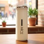 Premium White Glass Water Bottle (1 Pc ,400 ML) - Image 6