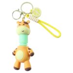 Cute Giraffe Cartoon Keychain (1 Pc) - Image 5
