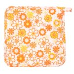 Kitchen Heat Resistant Quilted Pot Holder & Oven Mitt Pad (1 Pc / 16x16 Cm) - Image 10