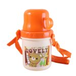Lovely Cartoon Printed Plastic Cup with Lid (Approx. 350 ML, 1 Pc) - Image 5