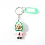 Cute Cartoon Avocado Character Keychain (1 Pc) - Image 5