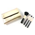 4 in 1 Portable Makeup Brush Set with Storage Pouch - Image 5