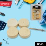 Rotary Tool Accessory Wool Felt Polishing Pad Felt (5 Pcs Set) - Image 8