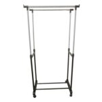 Double Pole Adjustable Garment Stand (1 Set) - Image 5