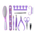 Personal Grooming Manicure & Pedicure Nail Care Tool Set (10 Pc Set) - Image 5