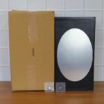 Wall Mounted Black Rotating Storage Cabinet Organizer (1 Pc, 22x42 Cm) - Image 8