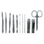 11 in 1 Stainless Steel Personal Grooming Manicure Pedicure Care Kit - Image 5