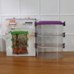 3 Layer Stackable Airtight Food Storage Container Set (1 Set) - Image 8