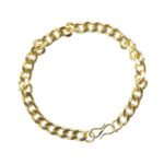 Classic Gold Finish Chain Link Bracelet for Men and Women (1 Pc) - Image 4