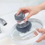 Soap Dispensing Palm Dish Brush