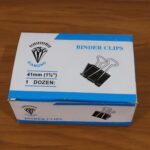 Extra Large Heavy-Duty Black Binder Clips Set (41 mm, 12 Pc) - Image 6