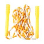Yellow & White Beaded Skipping Jump Rope (1 Set) - Image 5
