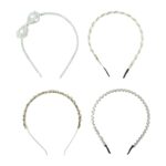 Premium Pearl & Beaded Designer Hair Band (1 Pc, Mix Design) - Image 6
