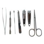 7 in 1 Stainless Steel Manicure Pedicure Grooming Kit - Image 5