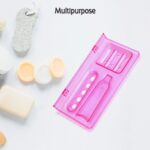 3-in-1 Glass Soap Dish for Bathroom Ware by Pure Source India - Image 7