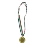Gold Finish Winner Medal with Tricolor Ribbon for Sports (1 Pc) - Image 6