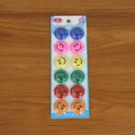 Colorful Smiley Face Magnetic Buttons Set (12 Pc Set) - Image 8