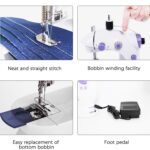 Home Tailoring Sewing Machine With Extension Table Set,  Portable Stitching Machine - Image 8