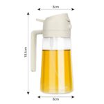 2-in-1 Multi-Purpose Glass Oil Dispenser Bottle (500 ml Approx) - Image 6