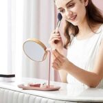 Modern Round Tabletop Makeup Mirror (1 Set) - Image 3