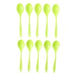 Fancy Spoon Used While Eating and Serving Food Stuffs Etc (10 Pcs) - Image 4