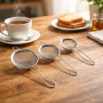 Stainless Steel Tea Strainer 3 Piece Set - Image 7