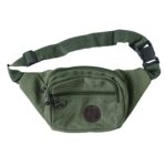 Stylish Multi-Pocket Black Waist Bag / Fanny Pack (1 Pc / Mix Design) - Image 5