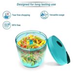 Manual Stainless Steel Handheld Vegetable Chopper with 5 Blades (750 ml) - Image 5