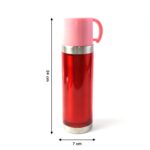Insulated Travel Mug Bottle with Handle Lid (500 ML) - Image 6